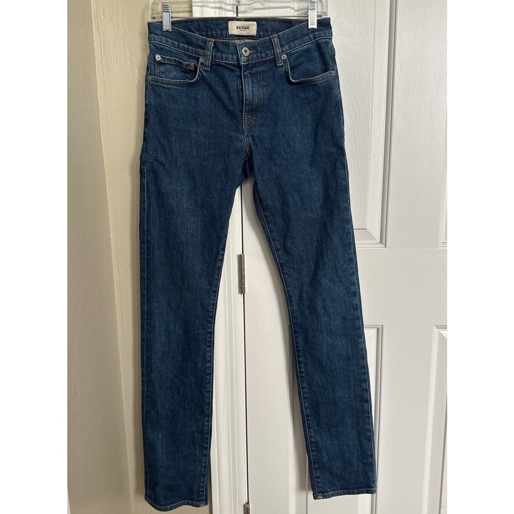 Baldwin Henley Slim Straight Jeans | Made in USA | Cornell Wash | Size‎ 28